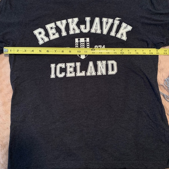 Women’s graphic T-shirts navy blue, Reykjavík, Iceland, large - Picture 2 of 7